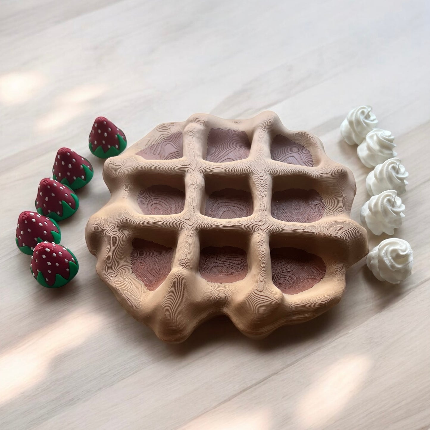 WAFFLE TIC-TAC-TOE SET