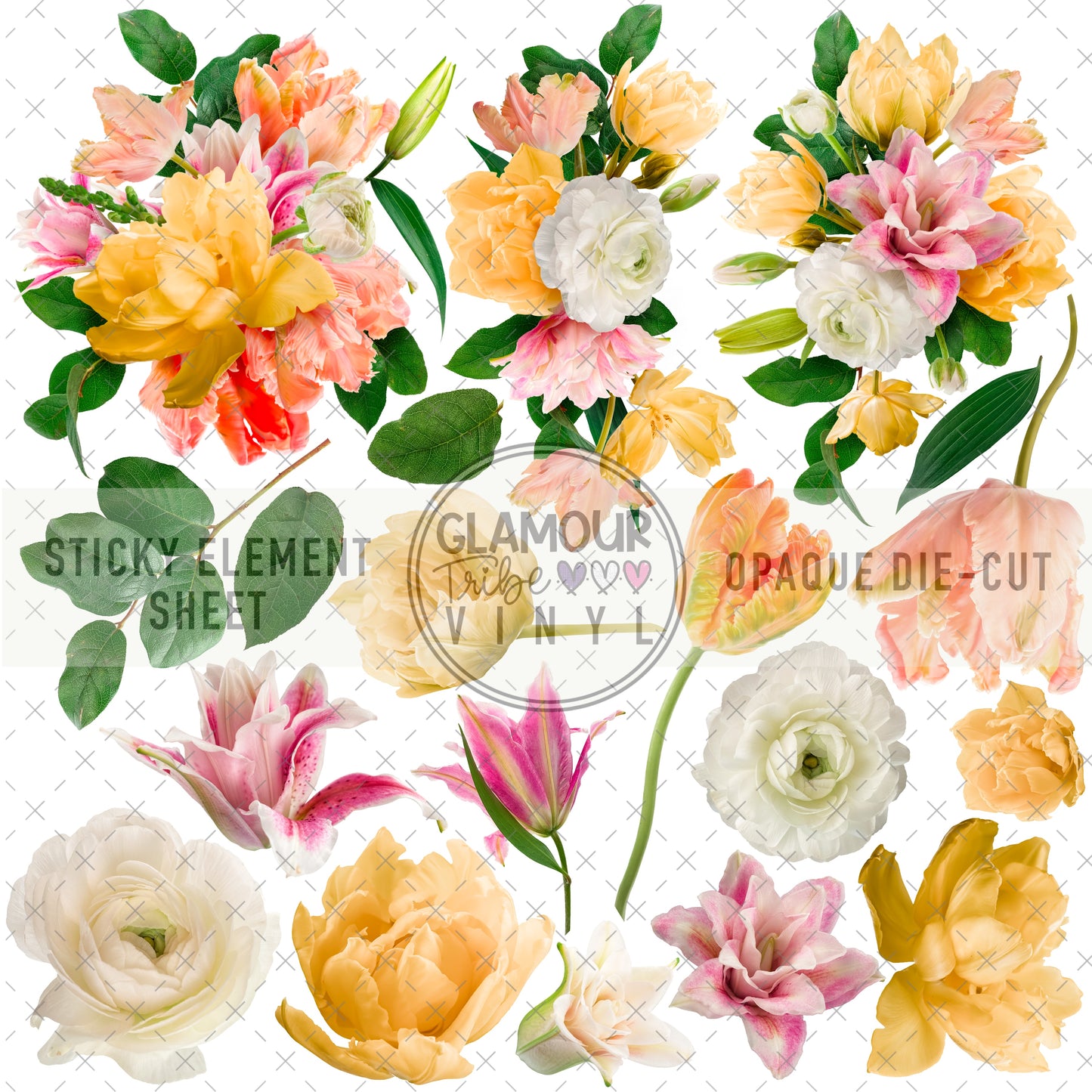 FRESH CUT HAPPINESS STICKY ELEMENT SHEET