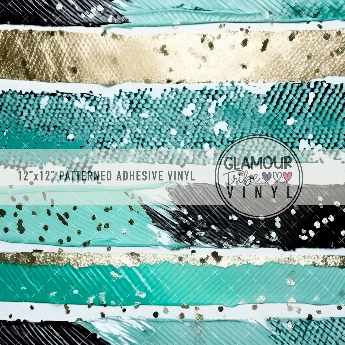 TEAL STRIPS 2
