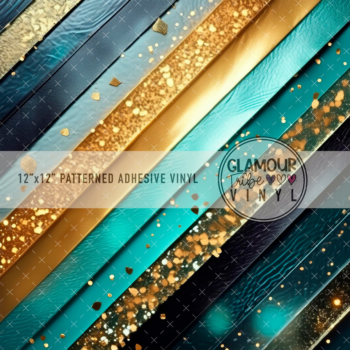 TEAL STRIPS 6
