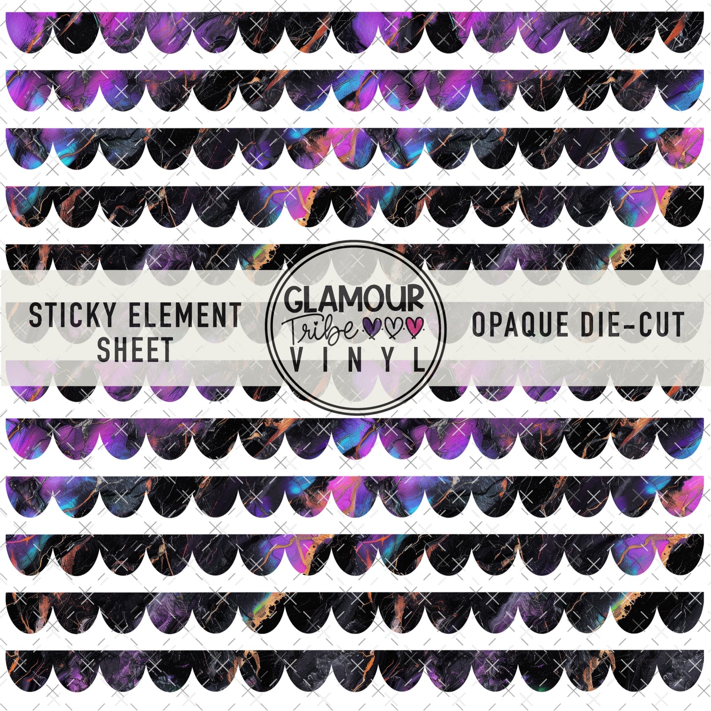 MERMAID SCALES 1 STICKY ELEMENT SHEET