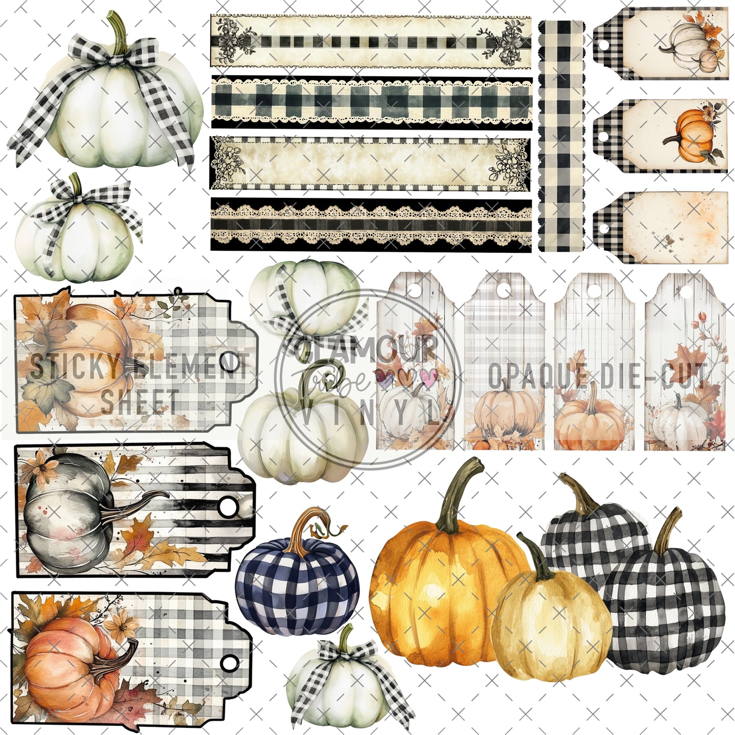 VMD FALL COLLECTION STICKY ELEMENT SHEET