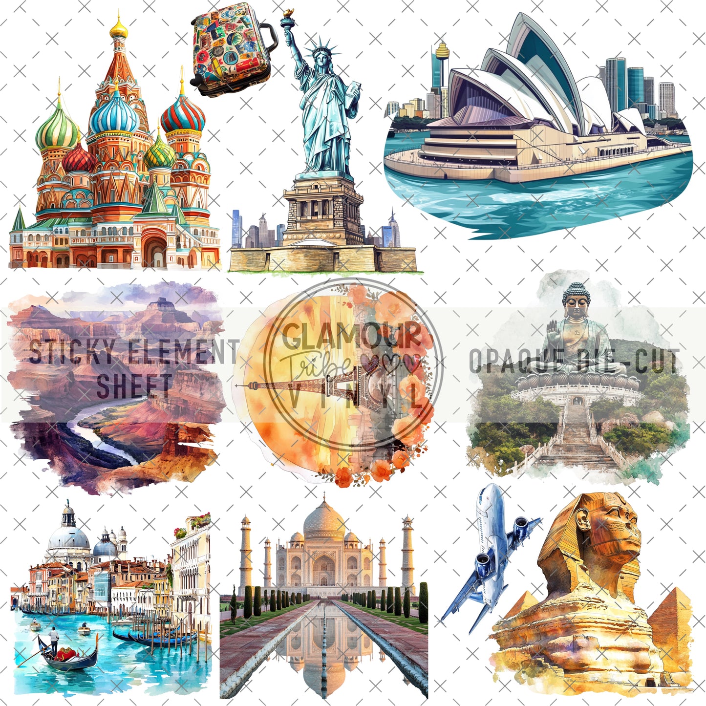LANDMARKS STICKY ELEMENT SHEET