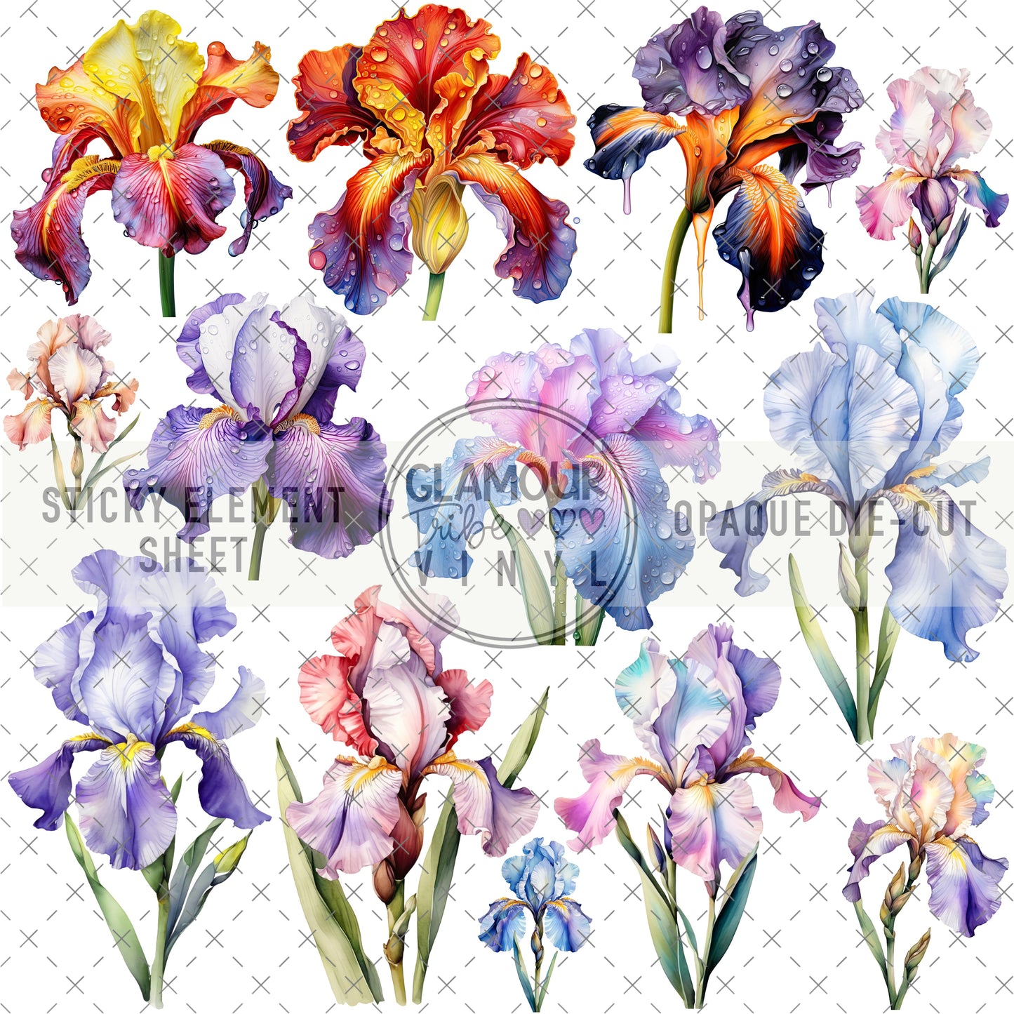 IRIS STICKY ELEMENT SHEET