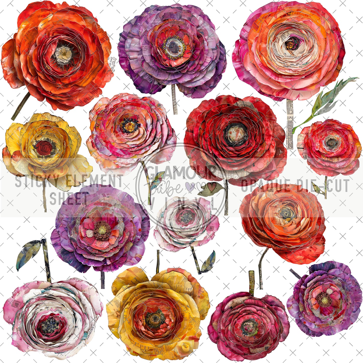 RANUNCULUS STICKY ELEMENT SHEET