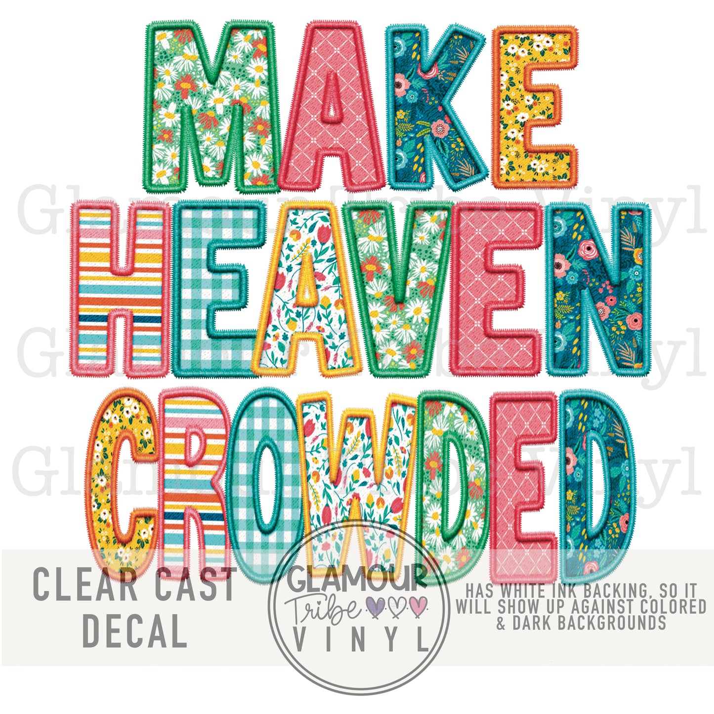 Make Heaven Crowded (Stitched)