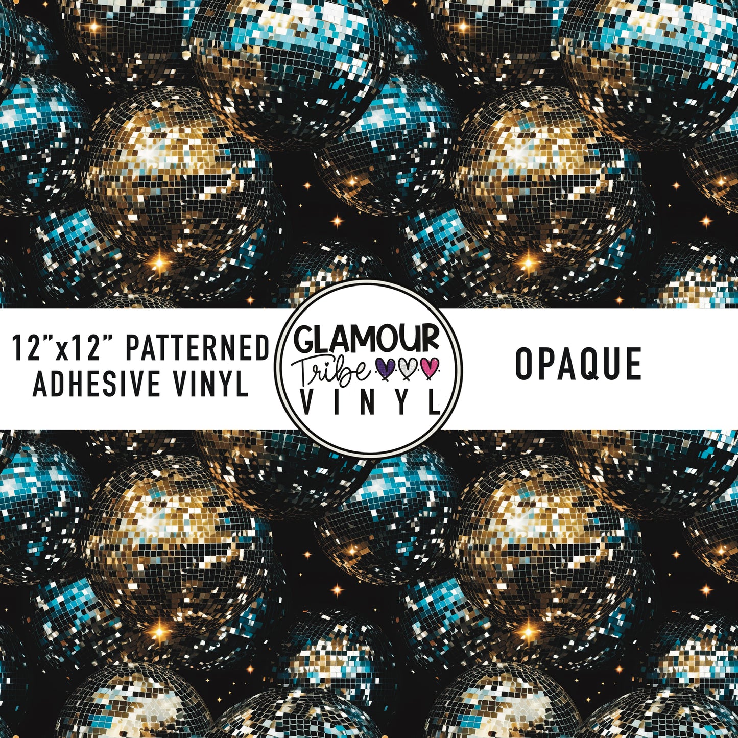 DISCO BALLS-GOLD & BLUE