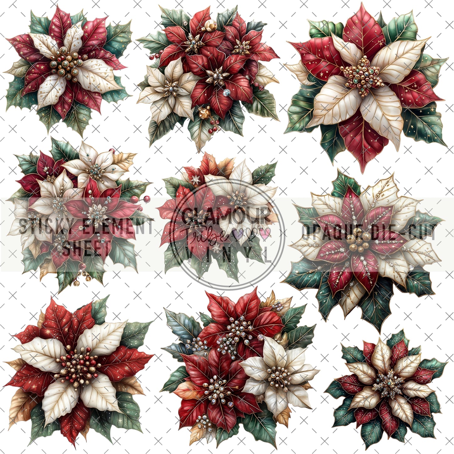 DAZZLING POINSETTIAS