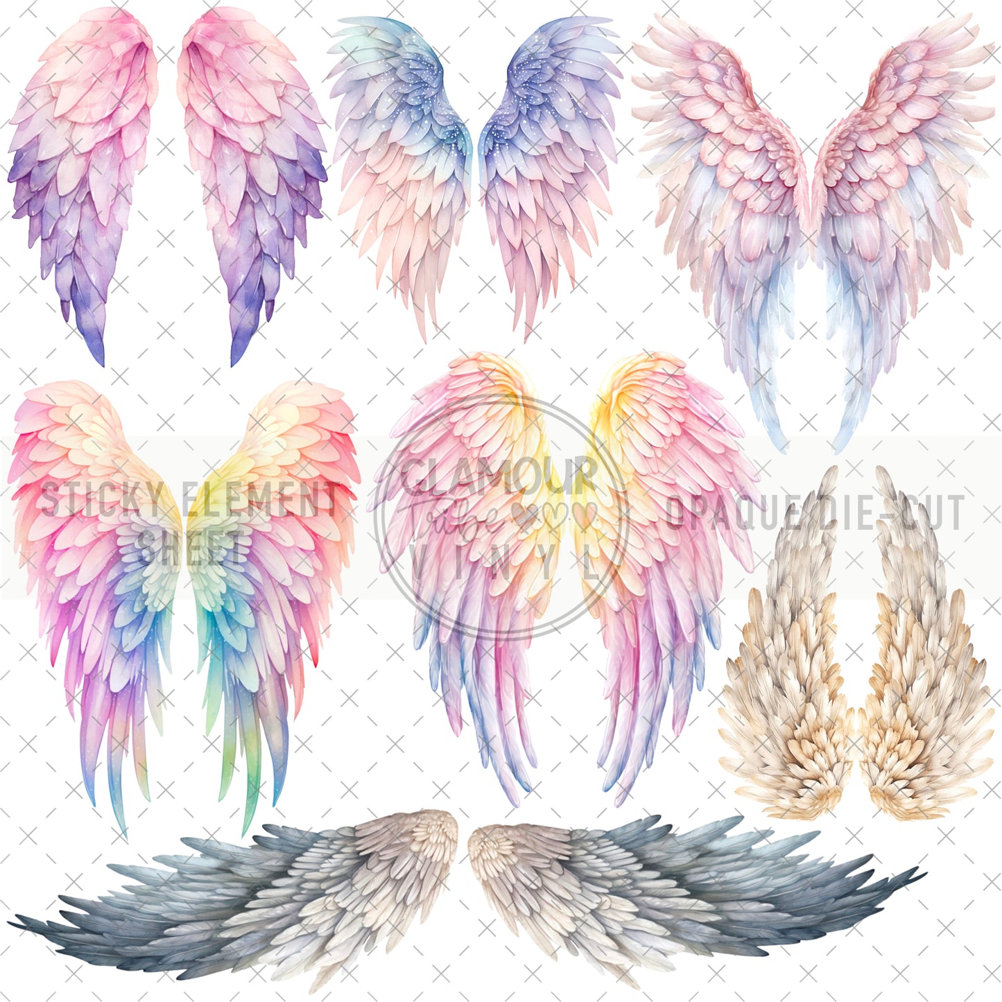 WINGS STICKY ELEMENT SHEET