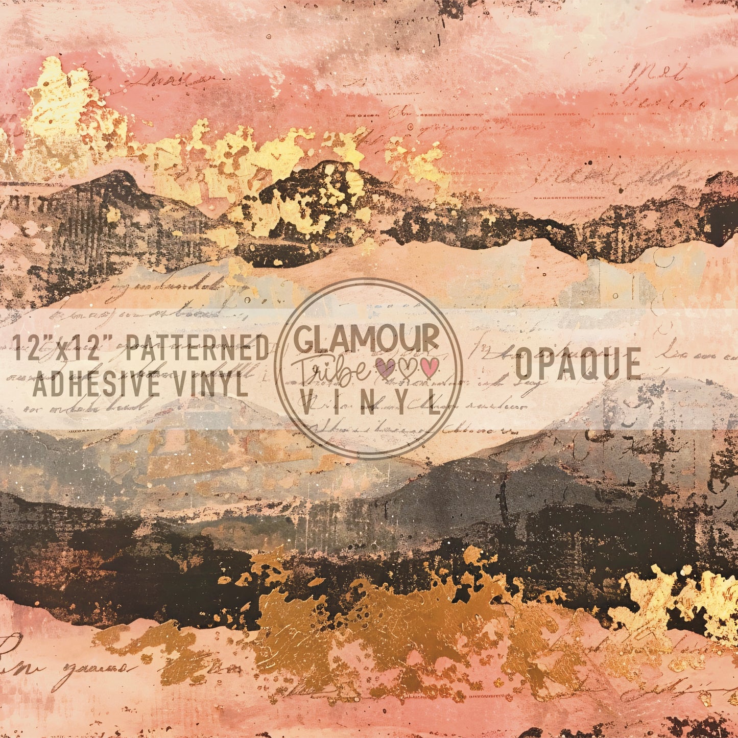 BLUSH & GOLD MOUNTAINS 1