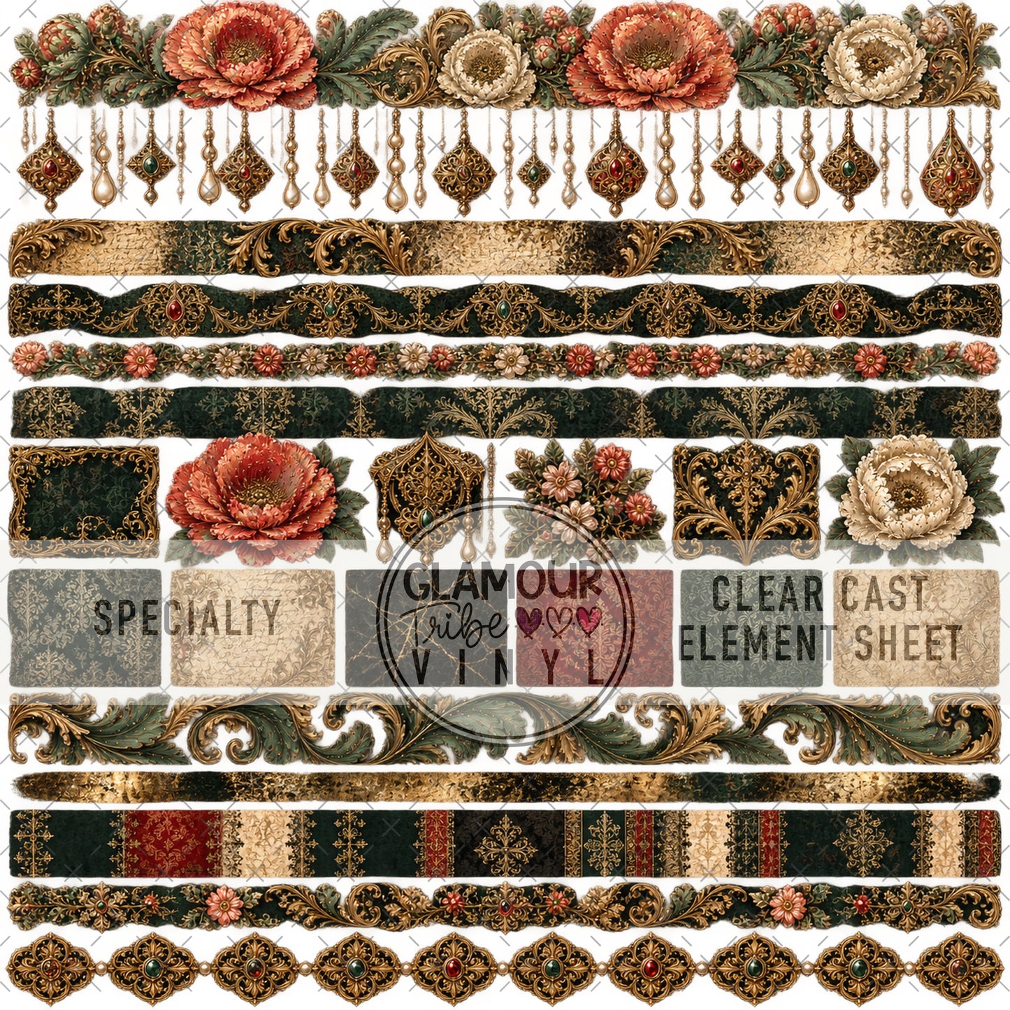 FANCY PELICAN GARDEN OF GRANDEUR ACCENT SHEET