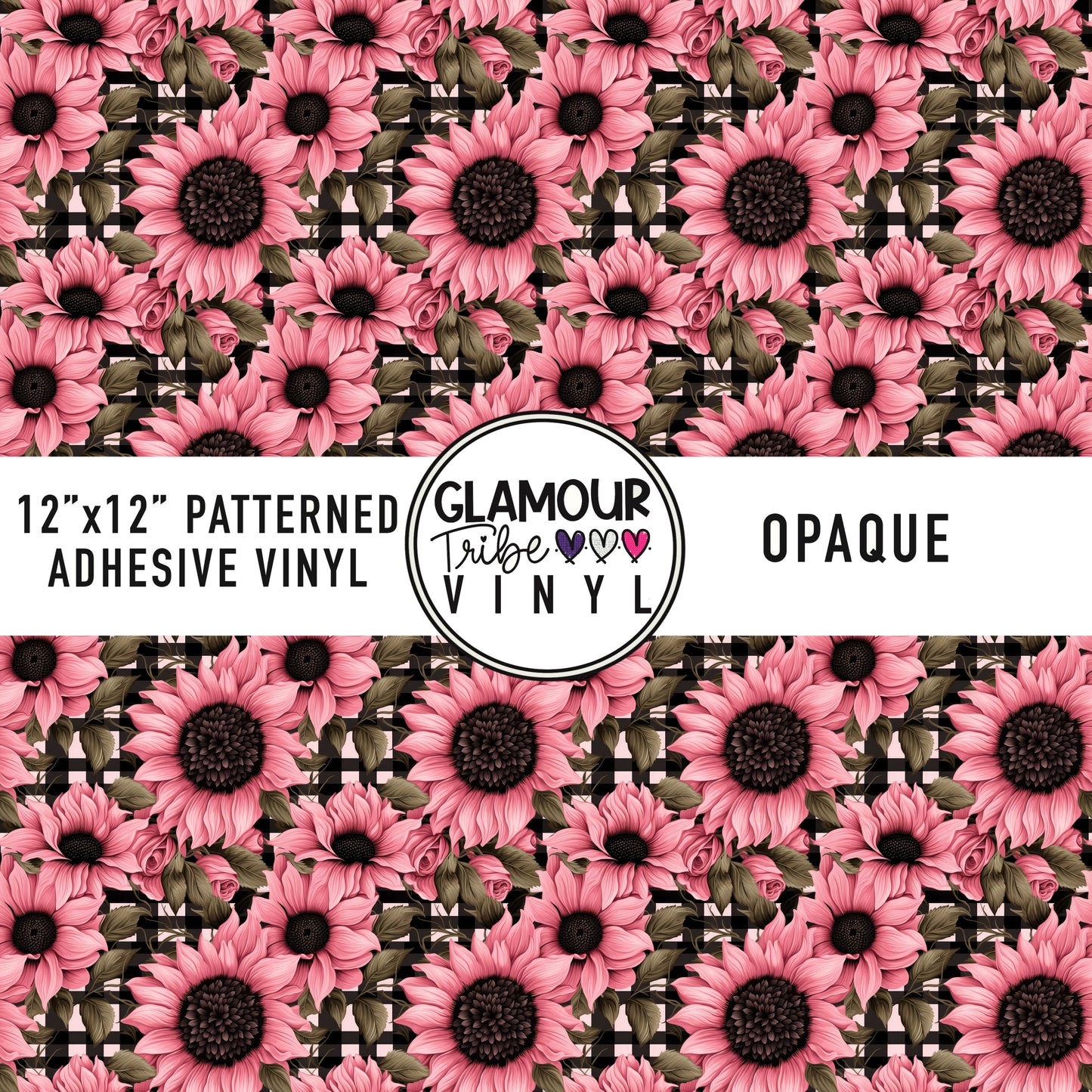 PINK SUNFLOWER GINGHAM 9