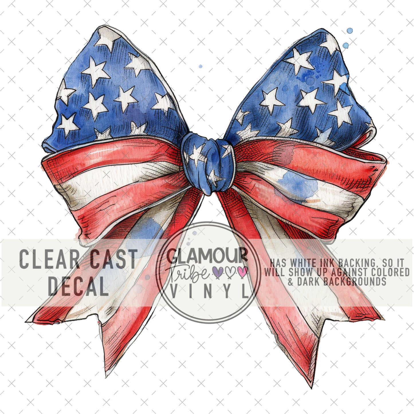 RED, WHITE, & BLUE-TIFUL BOW 1