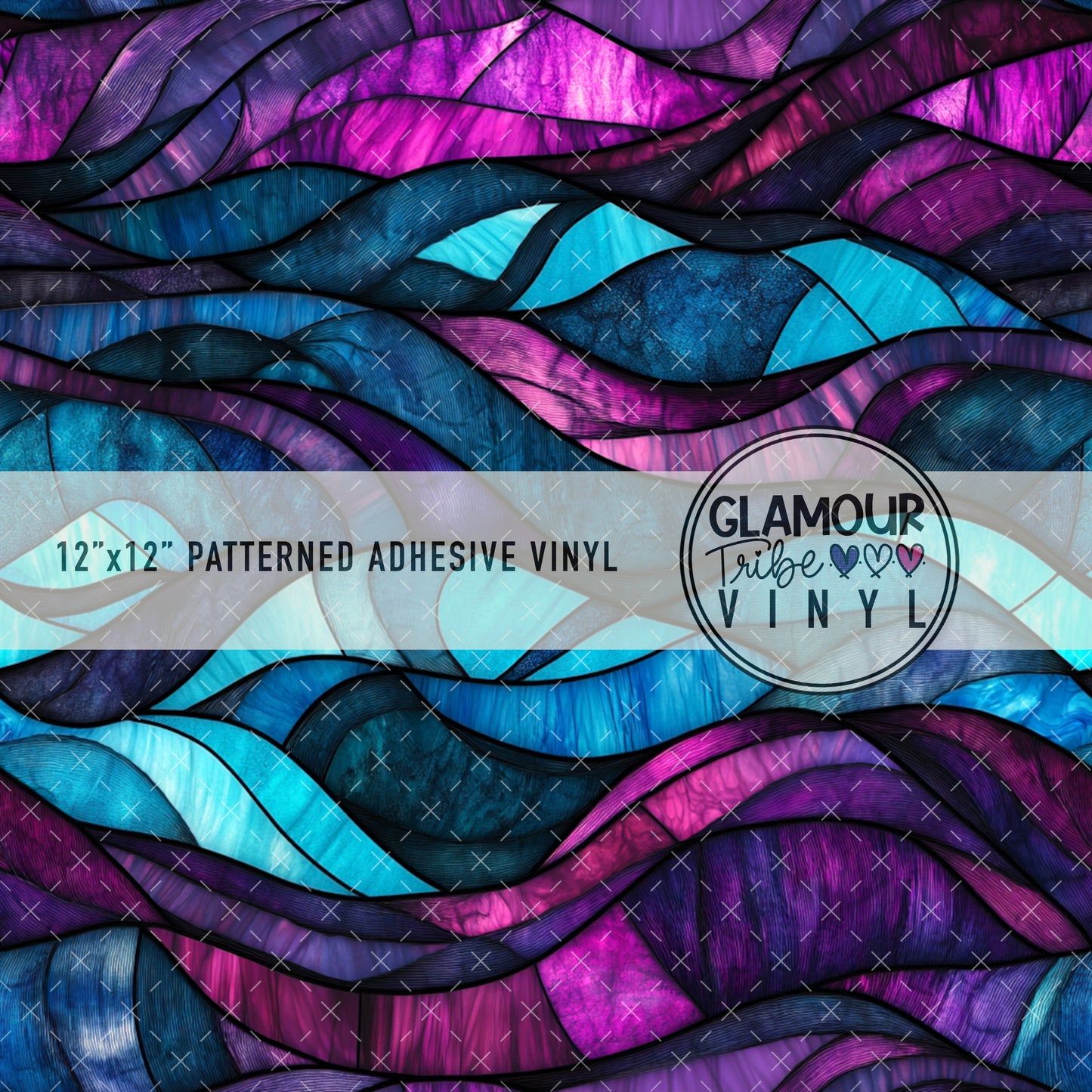 MERMAID WAVES STAINED GLASS 2