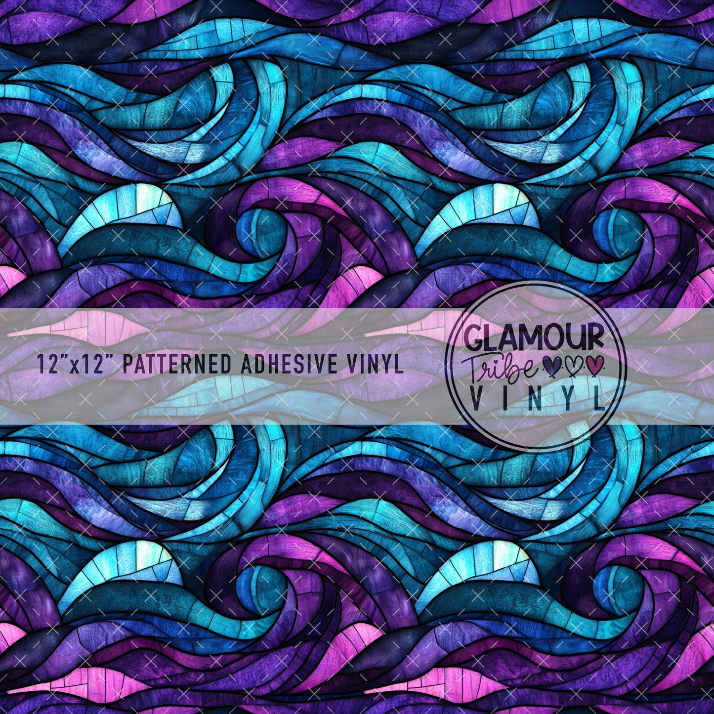 MERMAID WAVES STAINED GLASS 4