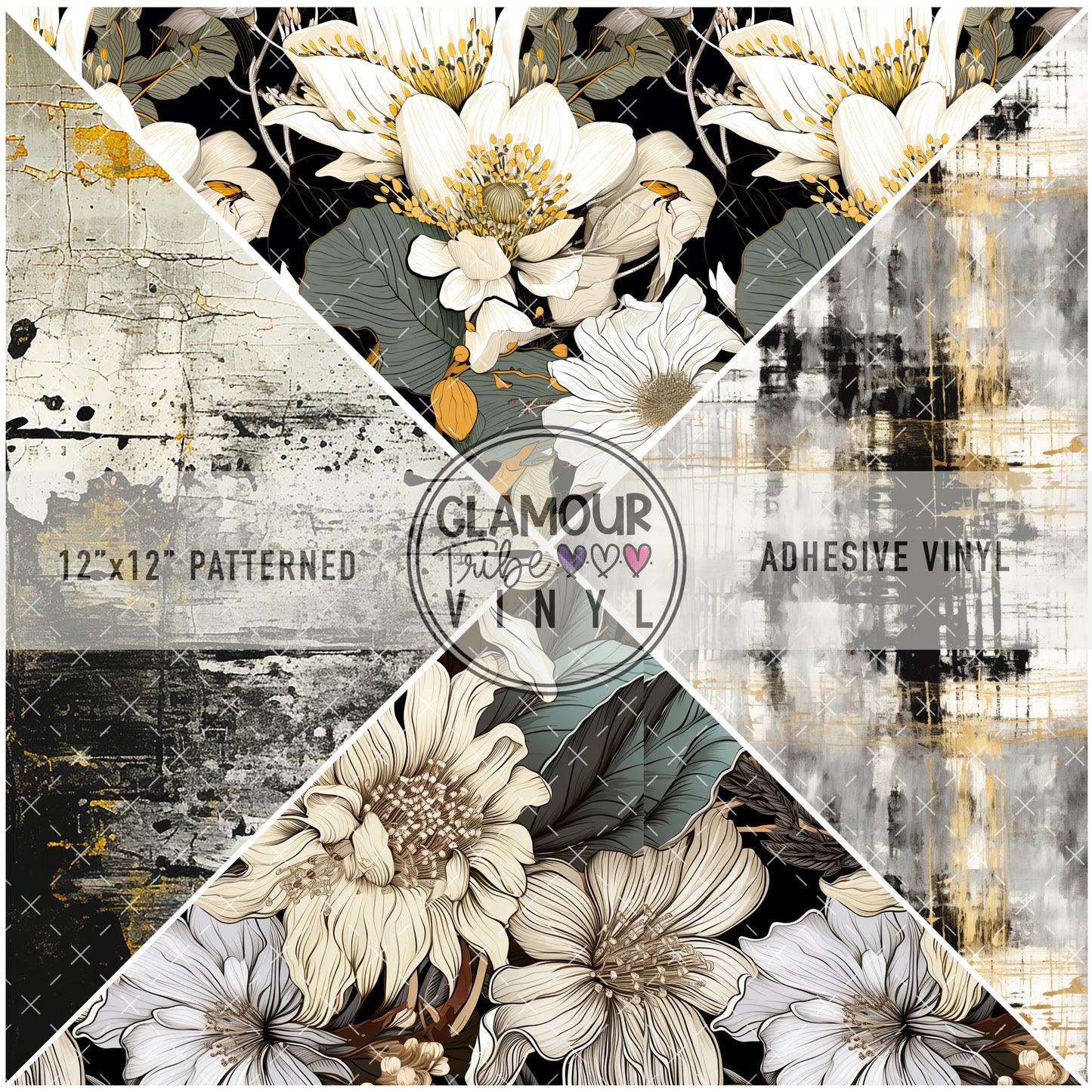 STRIKING FLORALS QUAD