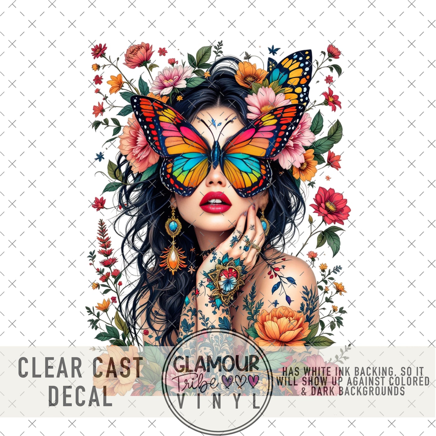 TATTED BUTTERFLY GIRL