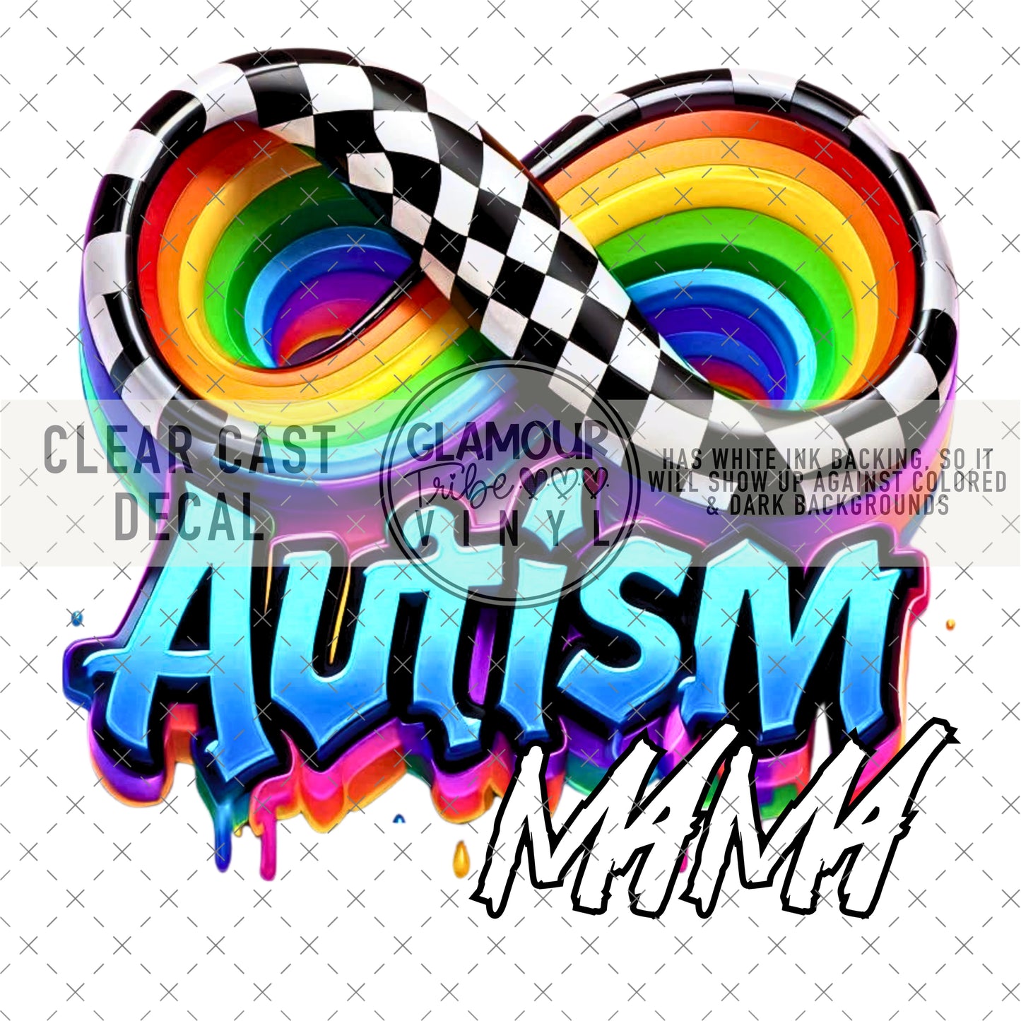 AUTISM MAMA CHECKERED