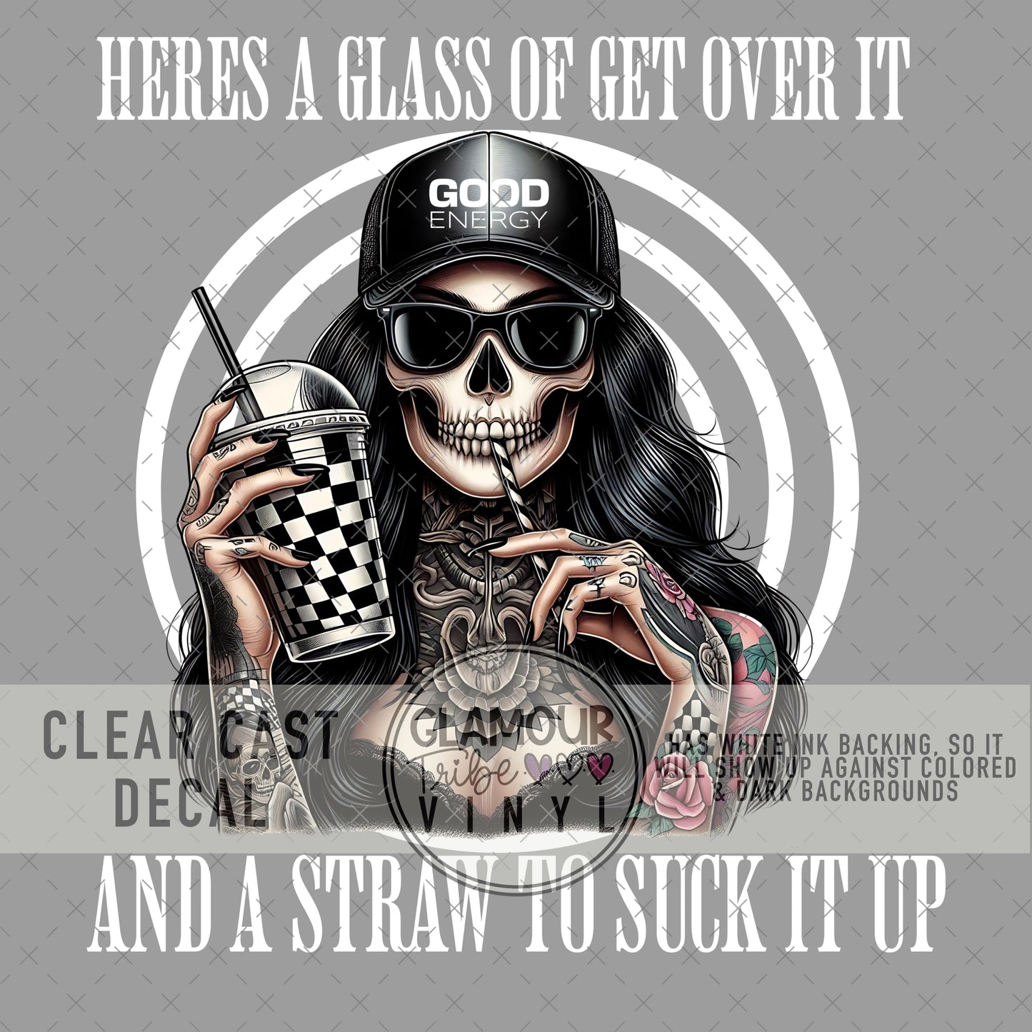 HERE’S A GLASS OF GET OVER IT