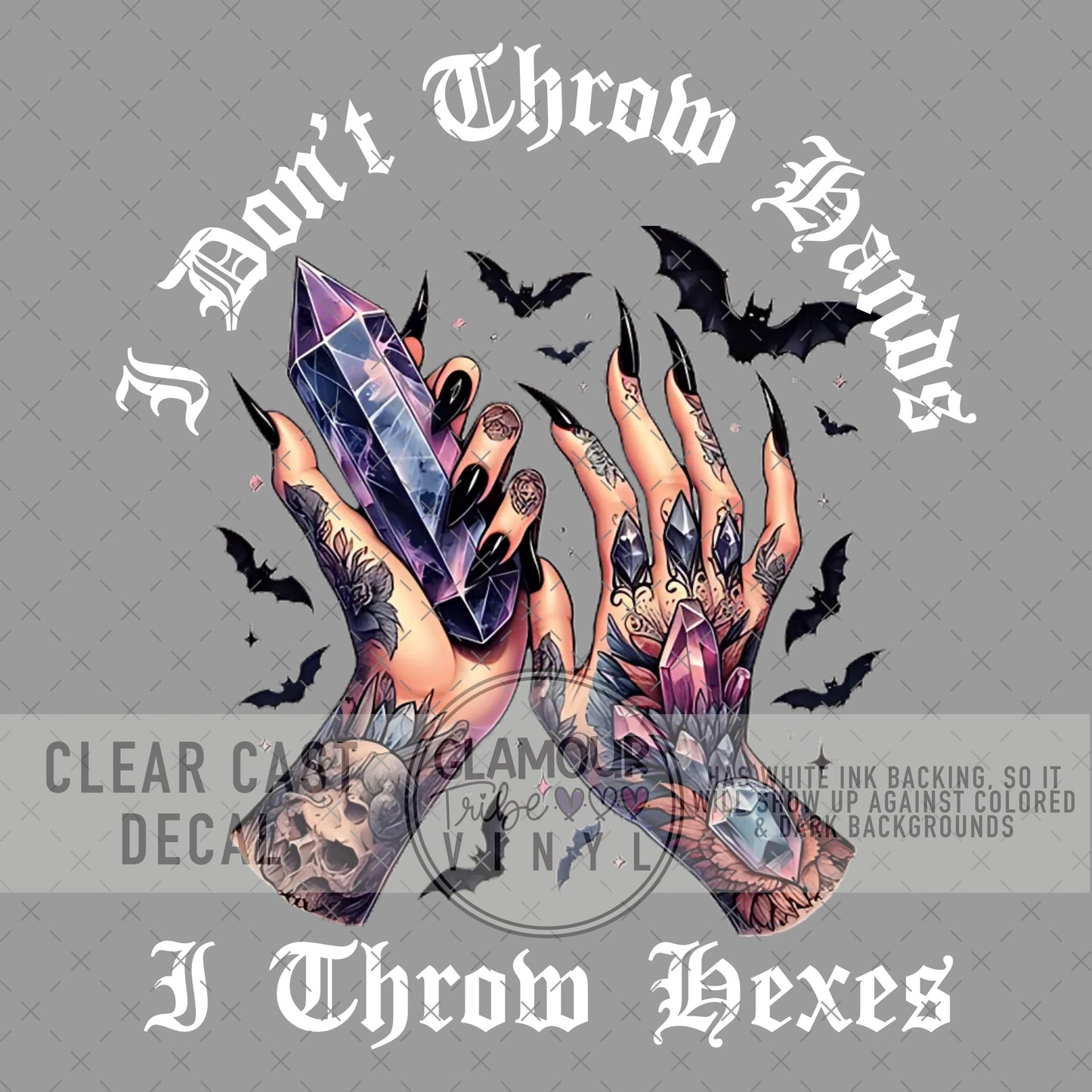 I DON’T THROW HANDS