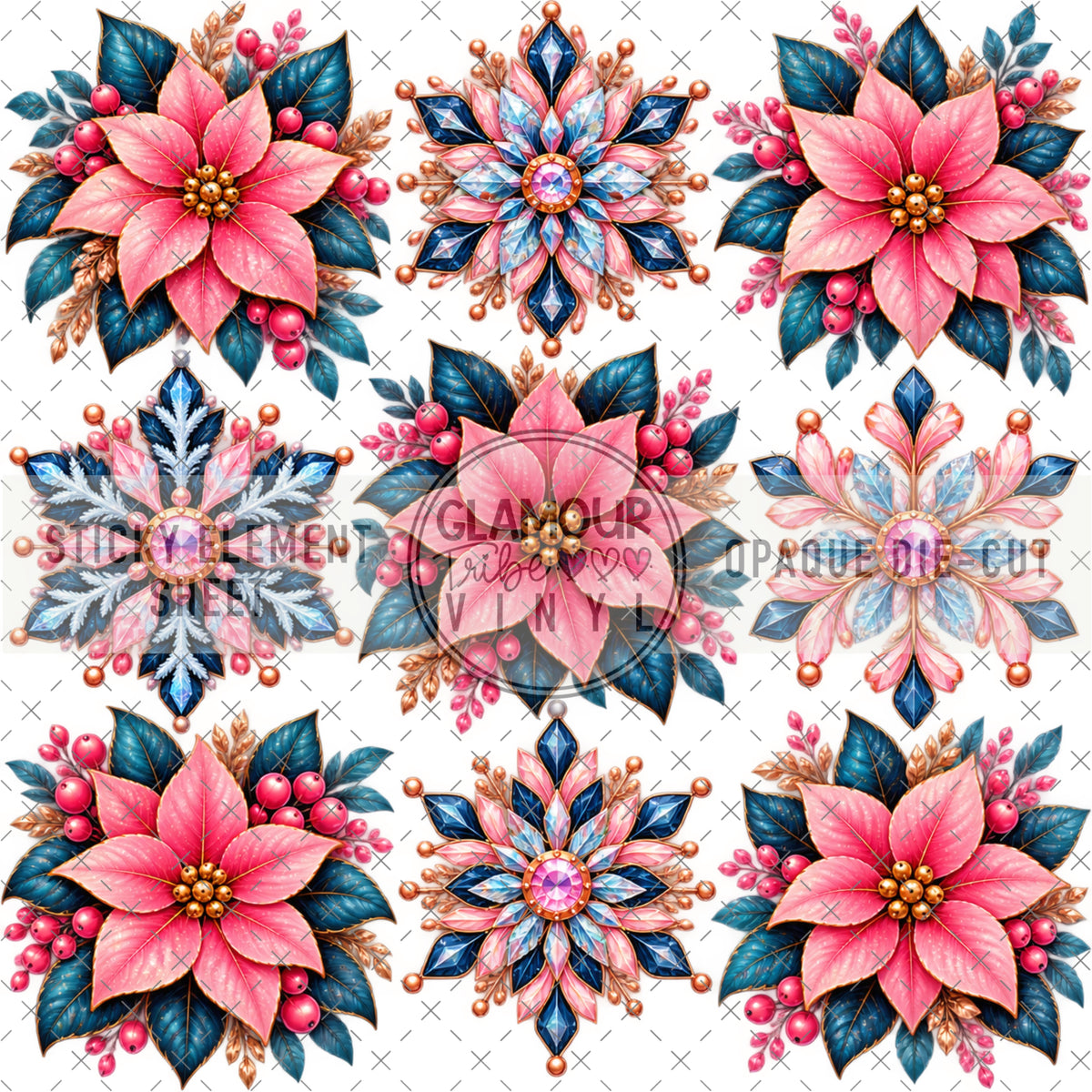 POINSETTIA PRISM by Lexie ELEMENT SHEET