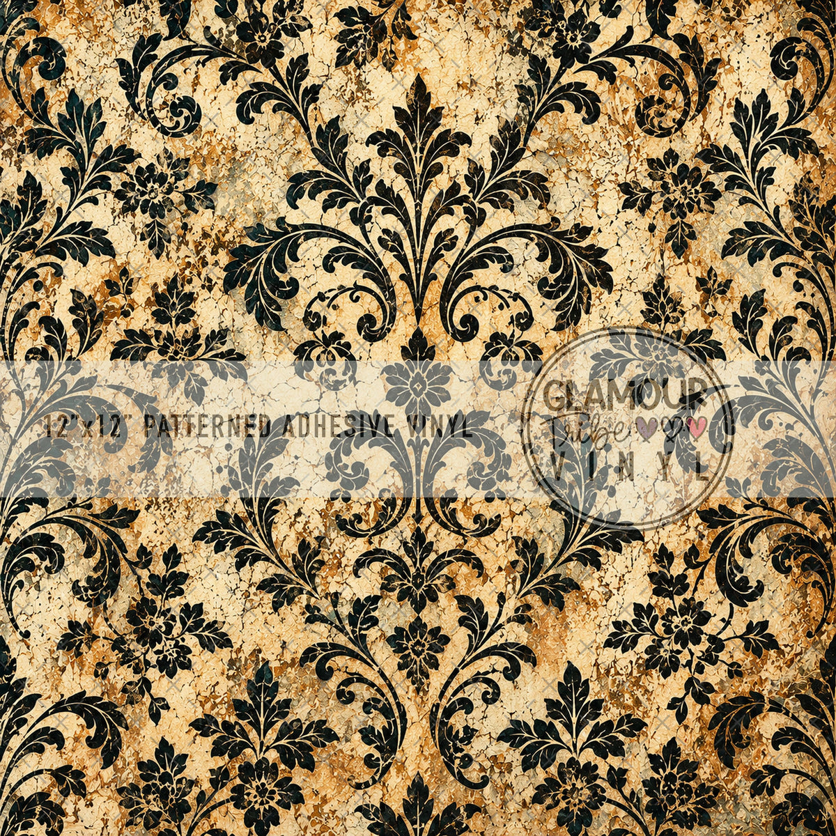 BLACK TIE DAMASK by The Fancy Pelican