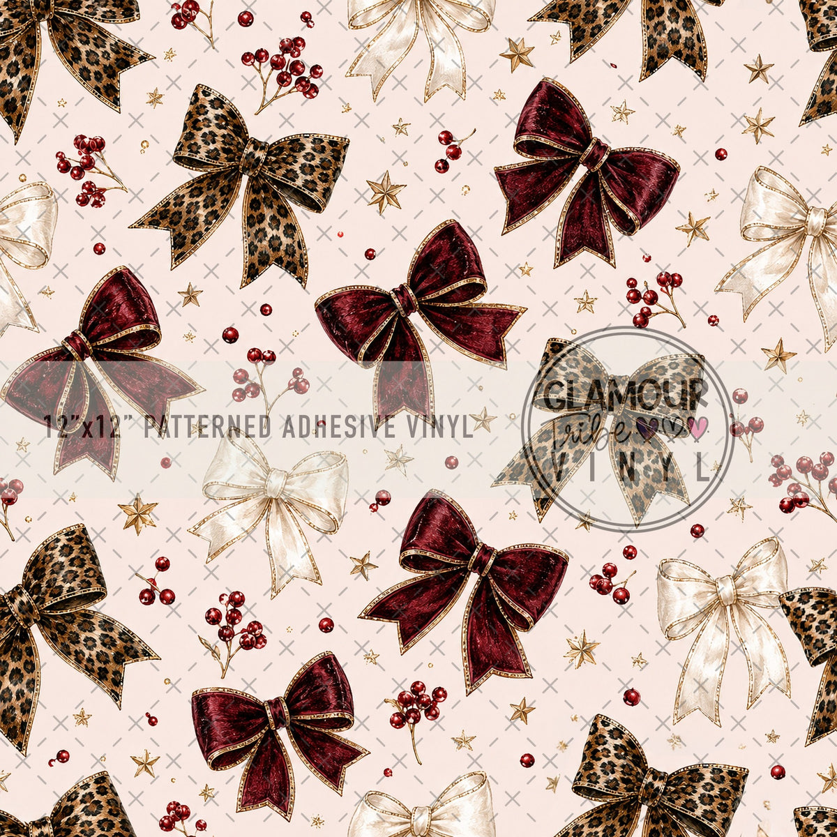 Bow Couture patterned vinyl