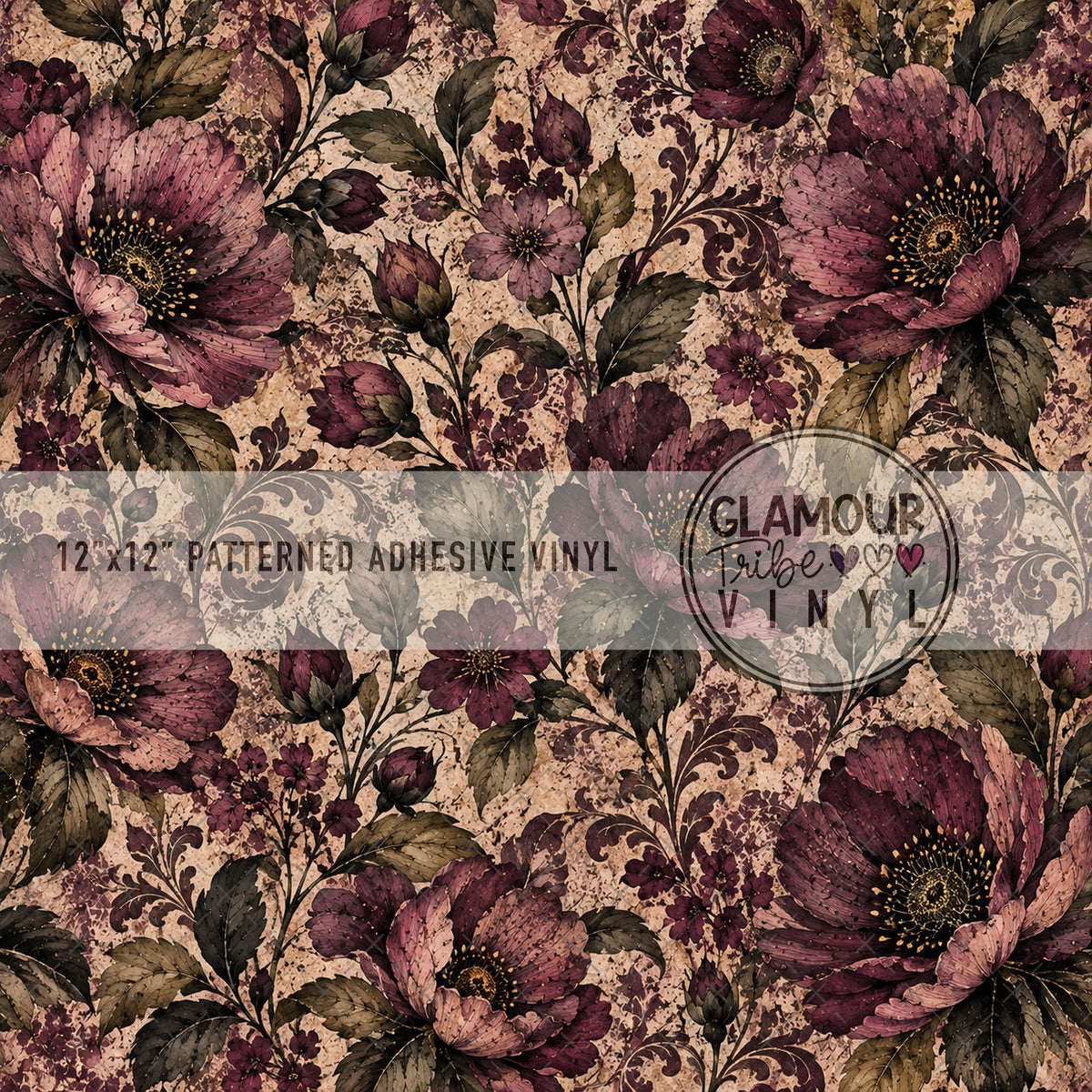 BURGUNDY NOCTURNE by The Fancy Pelican