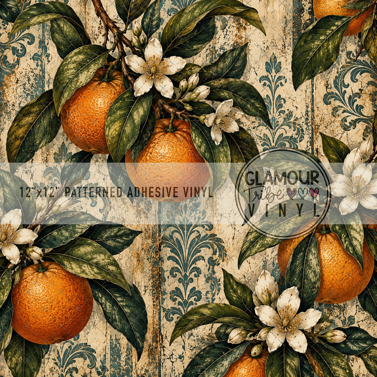 CITRUS DAMASK by The Fancy Pelican