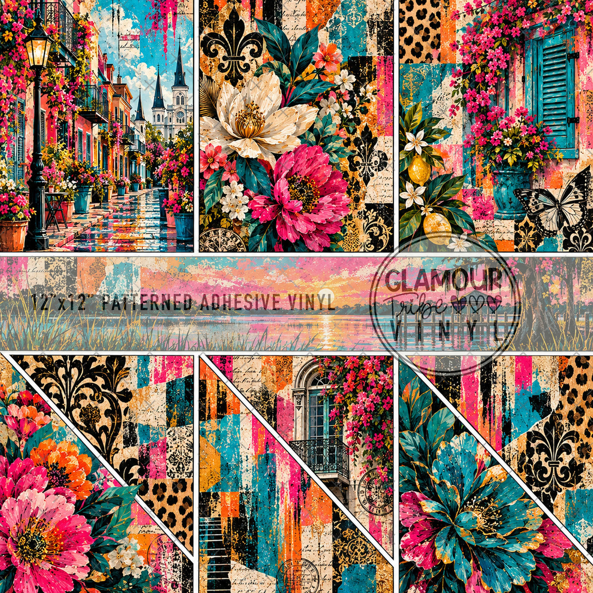 COLOR RIOT COLLAGE by The Fancy Pelican