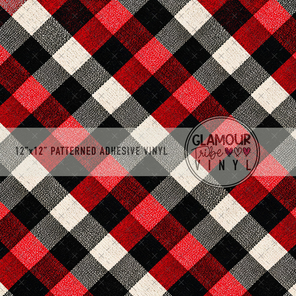 Fireside Harlequin patterned vinyl