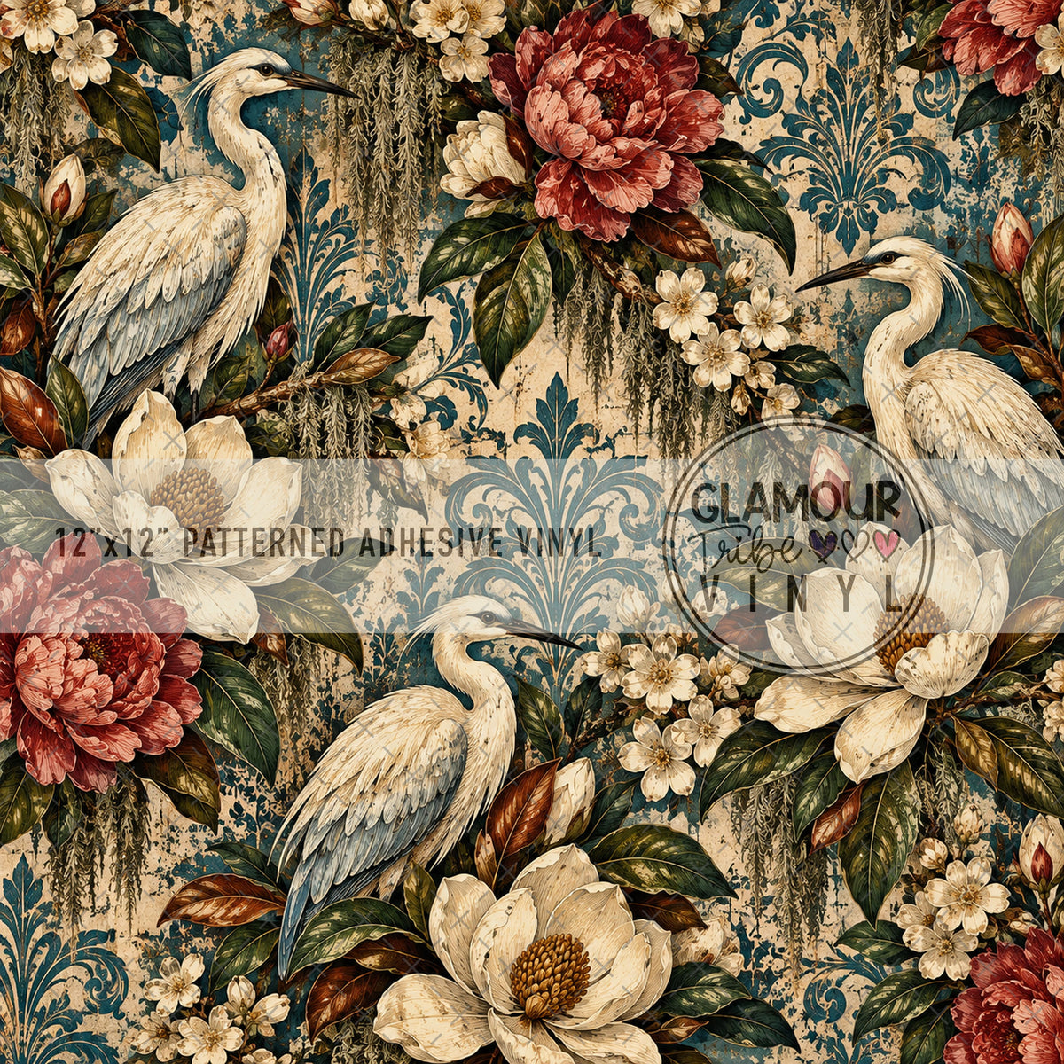 HERON GARDEN by The Fancy Pelican