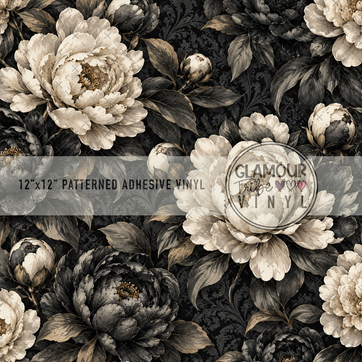 MOONLIT PEONIES by The Fancy Pelican