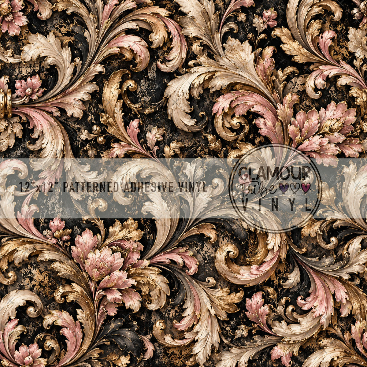 New Years Baroque by The Fancy Pelican patterned adhesive vinyl