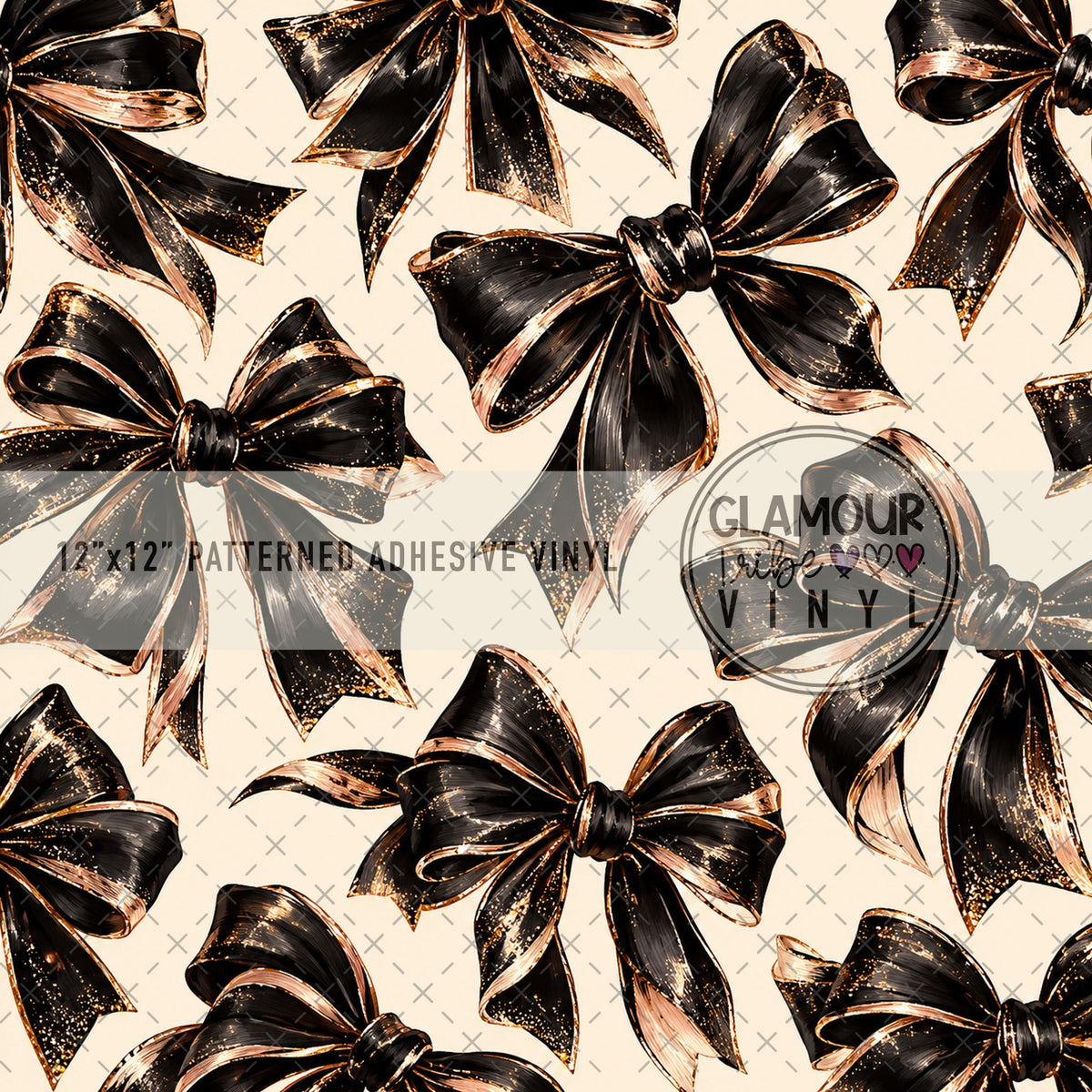 New Years Bows 2 by The Fancy Pelican Sheet patterned adhesive vinyl