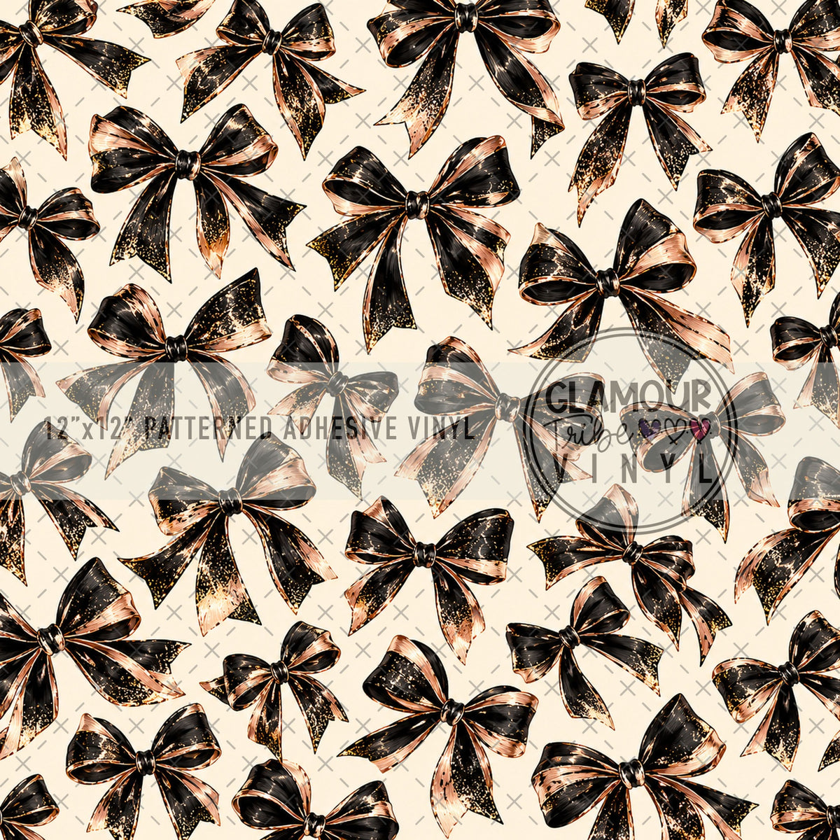 New Years Bows by The Fancy Pelican patterned adhesive vinyl