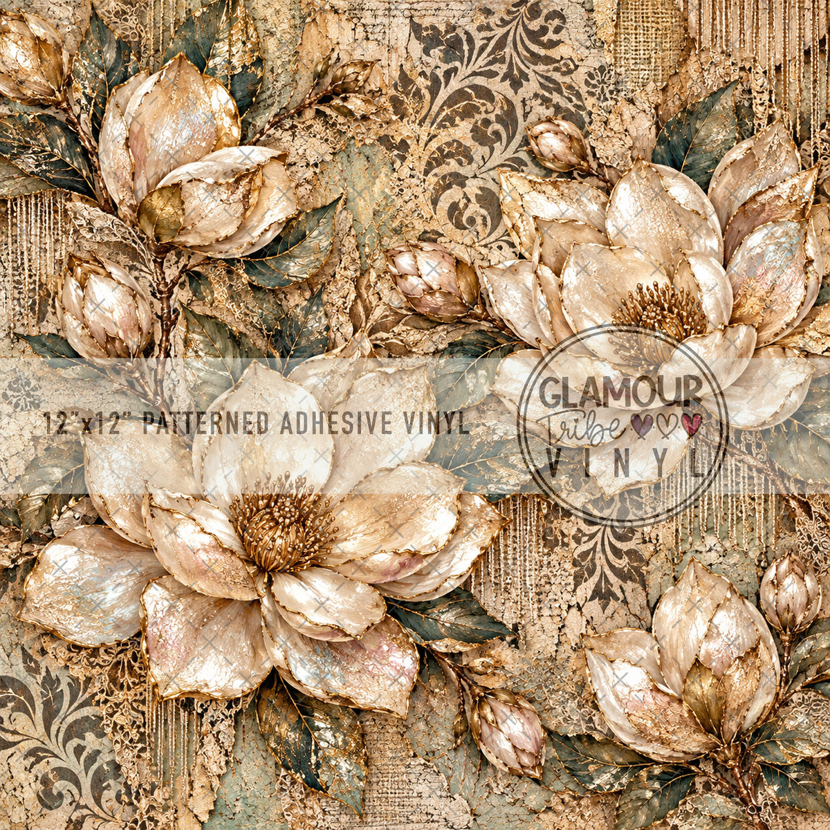 OYSTER SHELL MAGNOLIAS by The Fancy Pelican