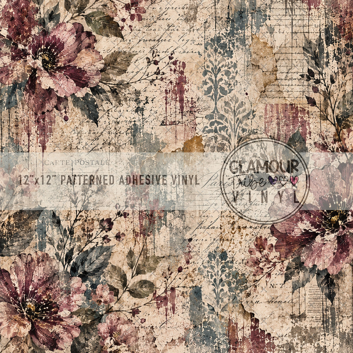 PETALS ON PLASTER by The Fancy Pelican