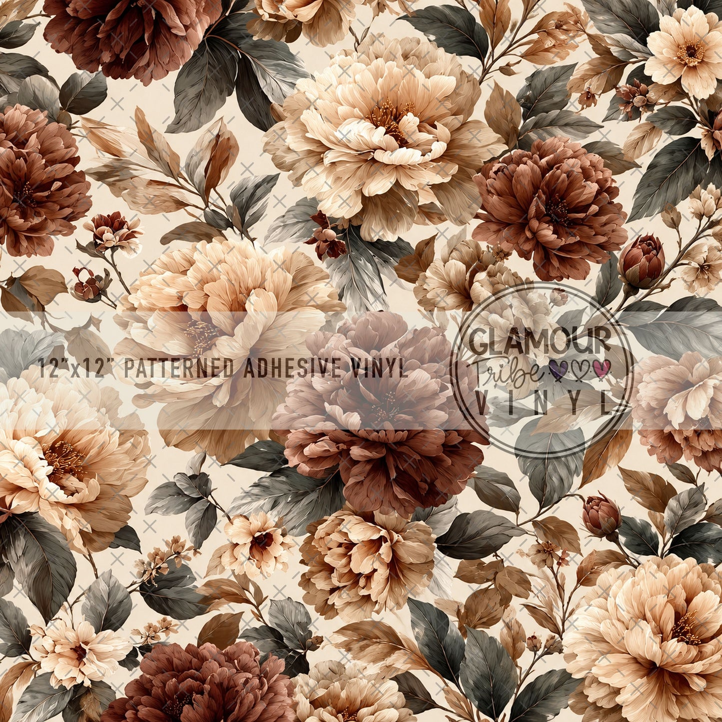FANCY PELICAN SEPIA PETALS