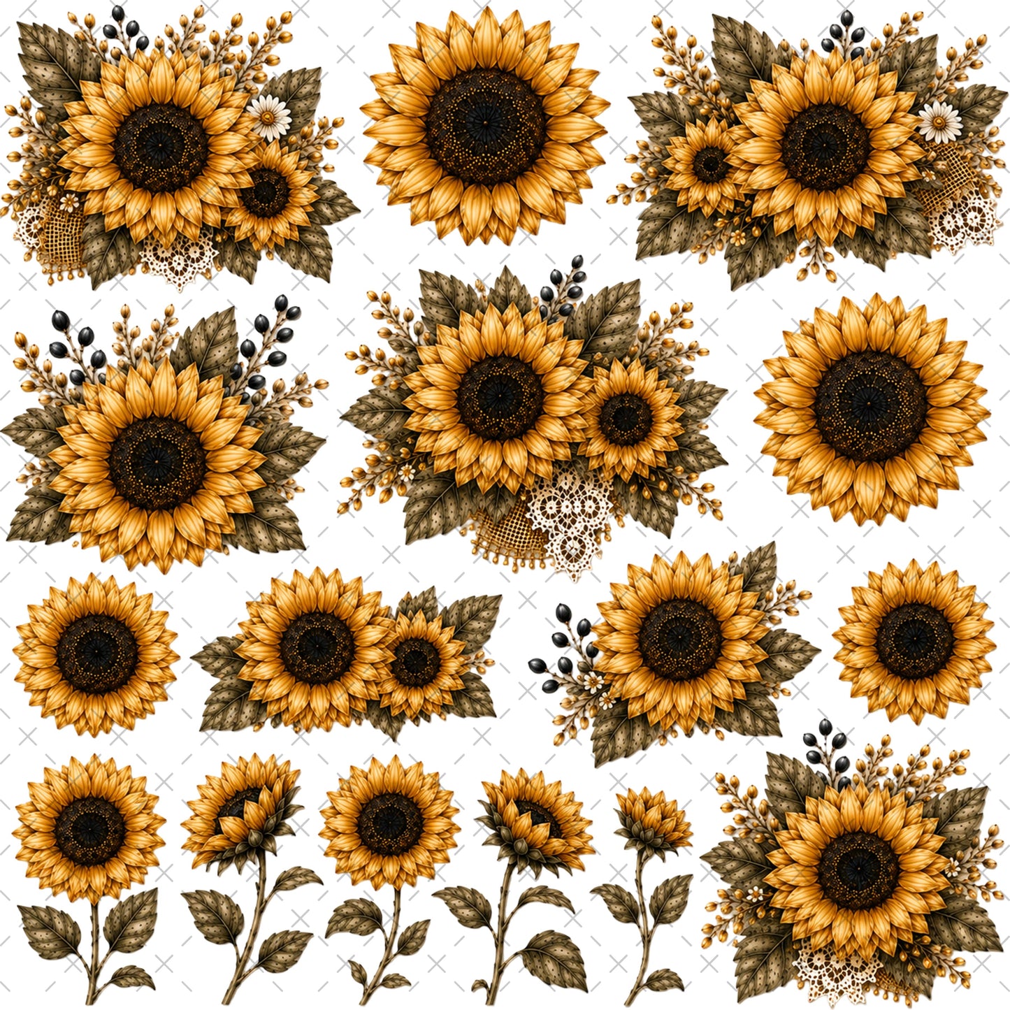 SUNSHINE HEIRLOOM STICKY ELEMENT SHEET
