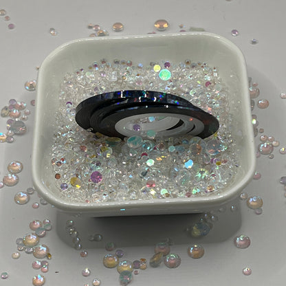 BLACK GLITTER HOLO TRIBE TAPE