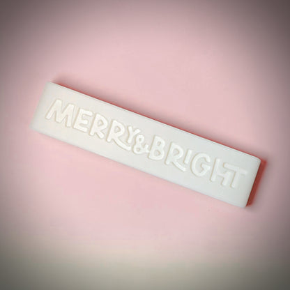 MERRY & BRIGHT 3d PRINTED TUMBLER HANDLE