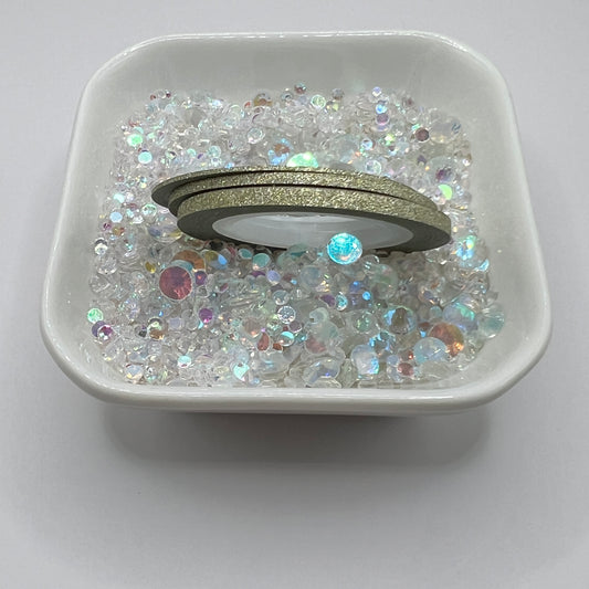 CHAMPAGNE GLITTER TRIBE TAPE