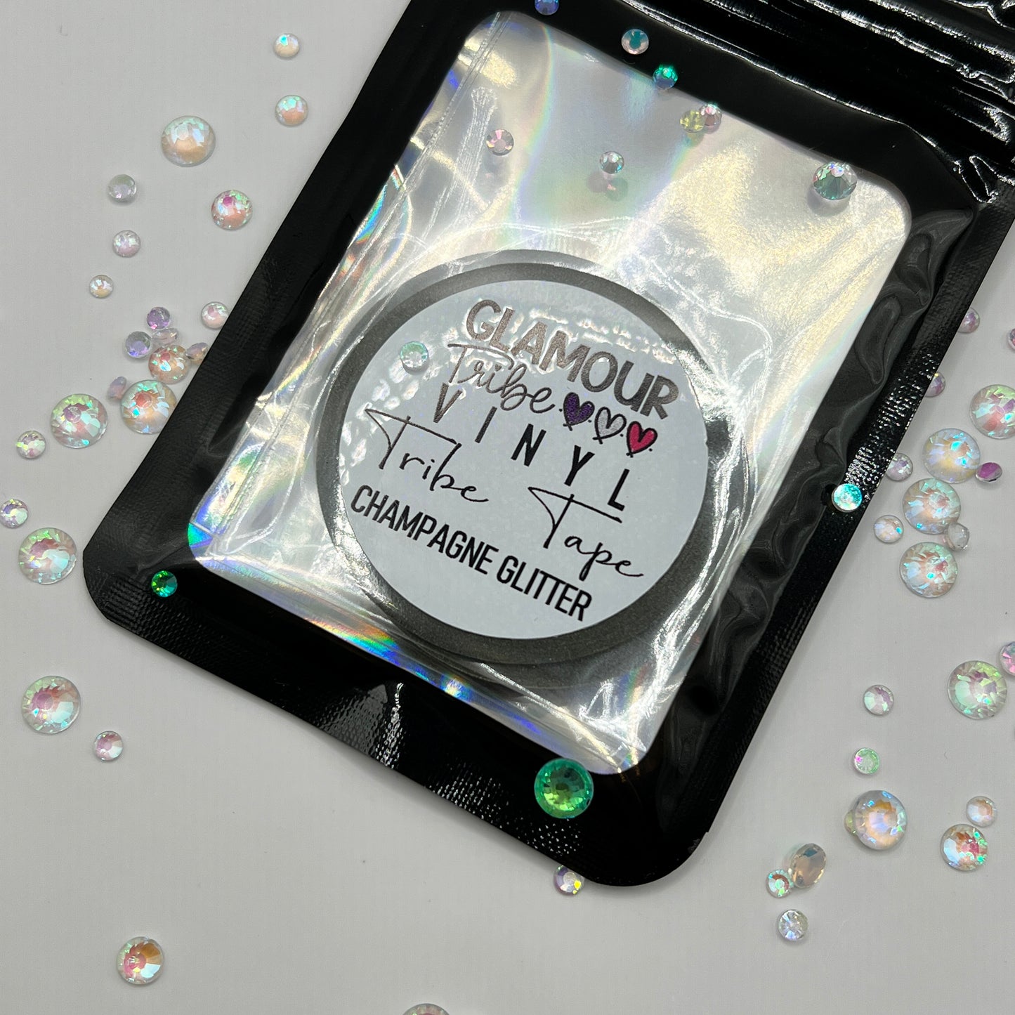 CHAMPAGNE GLITTER TRIBE TAPE