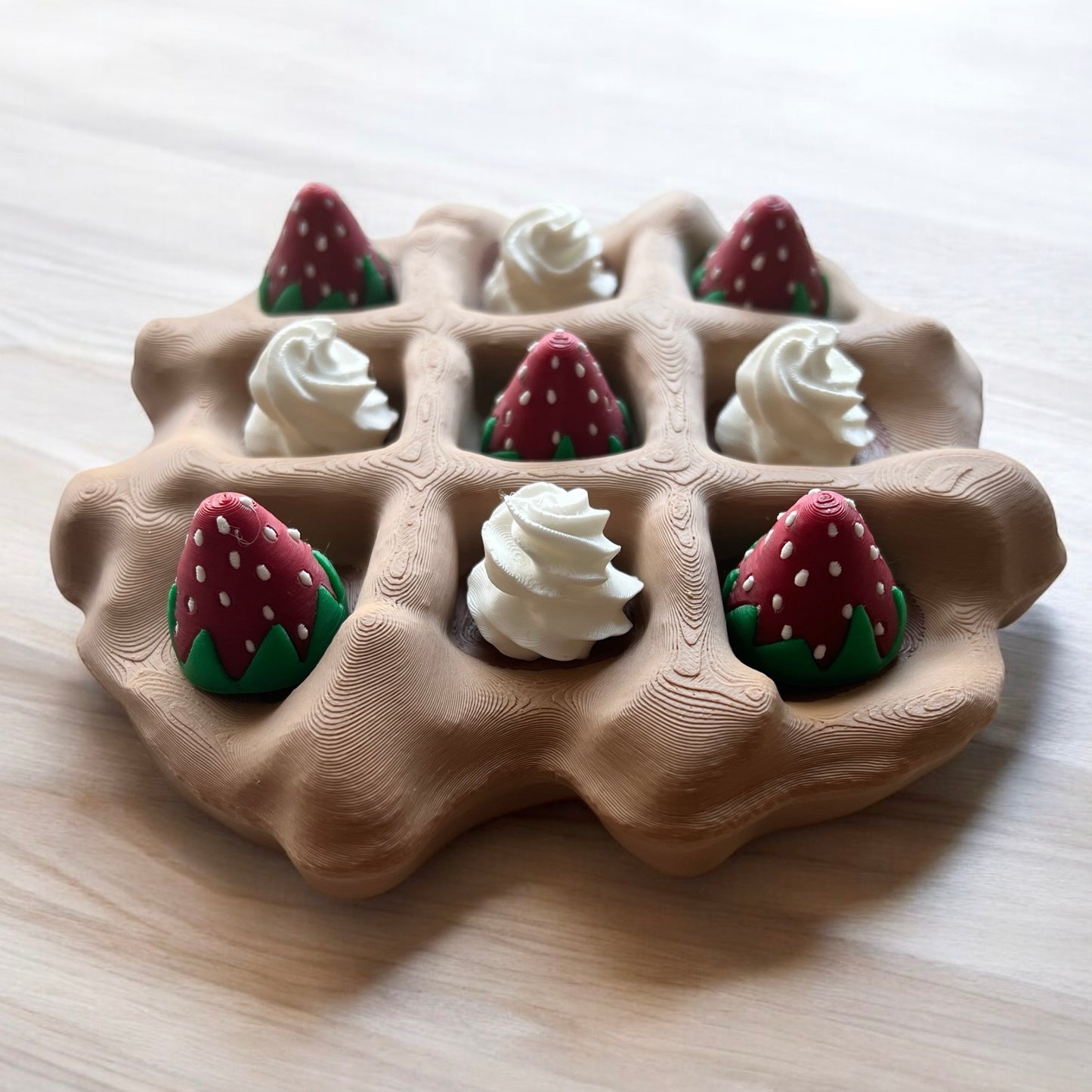 WAFFLE TIC-TAC-TOE SET