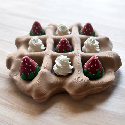WAFFLE TIC-TAC-TOE SET