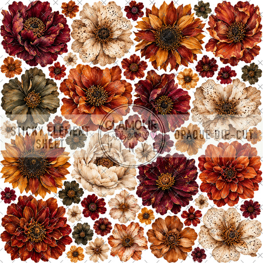 CRIMSON & CIDER STICKY ELEMENT SHEET
