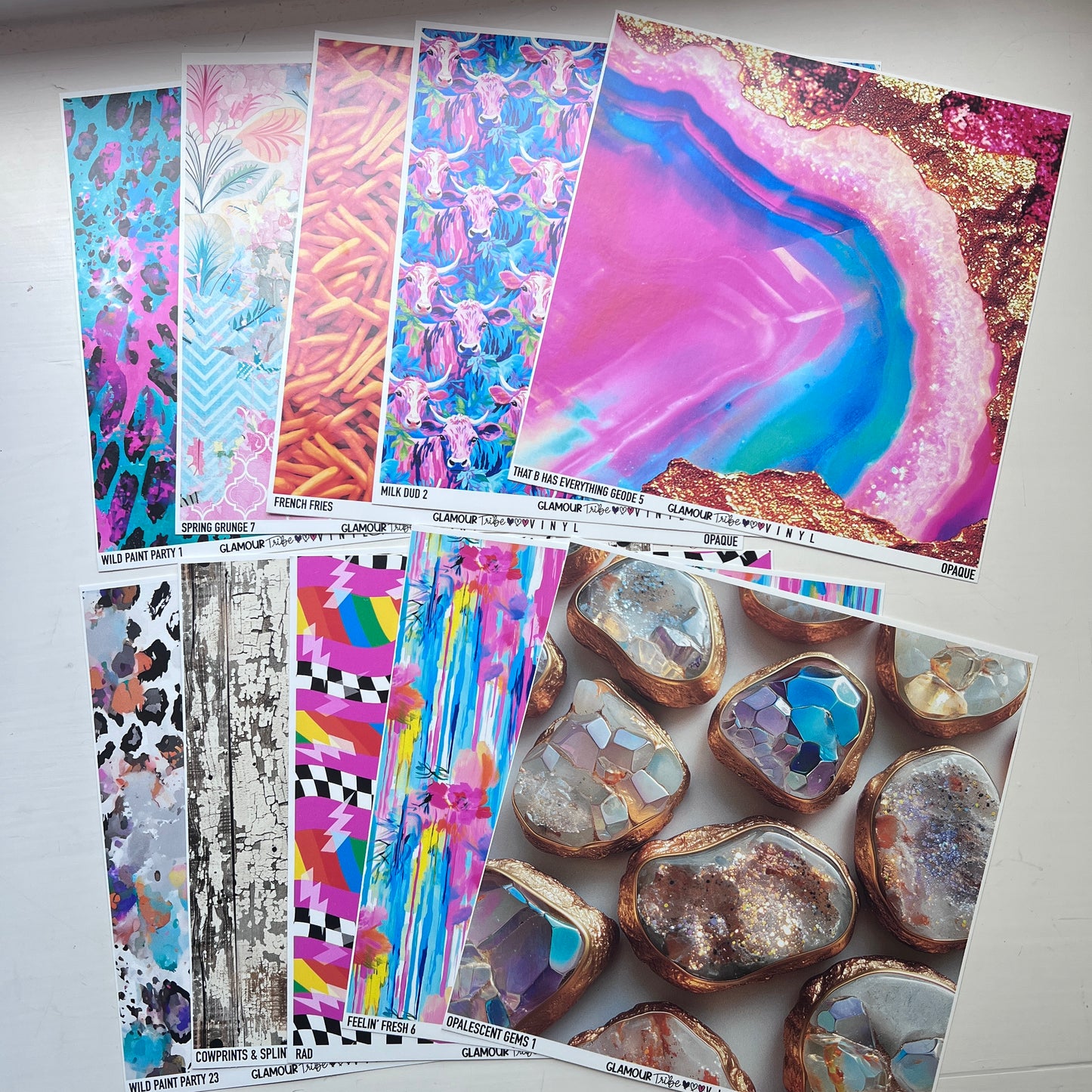 10-PACK OF RANDOM SMALL SHEETS