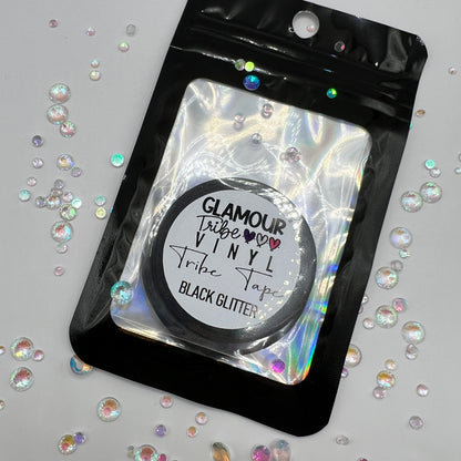 BLACK GLITTER TRIBE TAPE