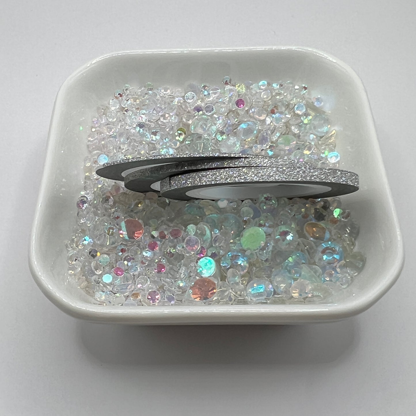 SILVER GLITTER TRIBE TAPE